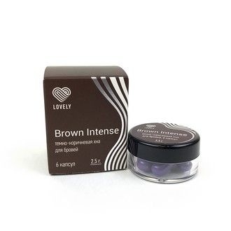 Хна Lovely (6 капсул) Brown Intense темно-коричневая