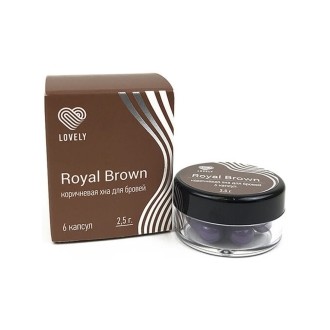 Хна Lovely (6 капсул) Royal Brown коричневая