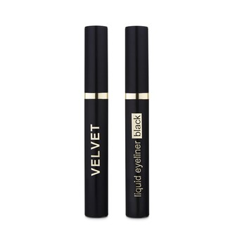 ЖИДКАЯ ПОДВОДКА ДЛЯ ГЛАЗ LIQUID EYELINER VELVET, ЧЕРНАЯ