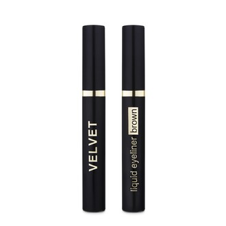 ЖИДКАЯ ПОДВОДКА ДЛЯ ГЛАЗ LIQUID EYELINER VELVET, КОРИЧНЕВАЯ